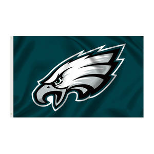 En stock – Drapeau des <span class=keywords><strong>Philadelphia</strong></span> Eagles de la NFL, 3x5 pieds, haute qualité, design personnalisé, vert Kelly, bannière sportive pour fans - Product Image 5