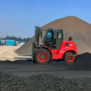 China 2,5 3 3,5 4 5 6 7 Ton Carretilla elevadora todoterreno 4WD 4x4 Todo terreno áspero Carretilla elevadora diesel Precio para la venta - Product Image 2