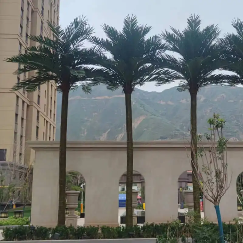 Sen Masine10m偽の大きな植物カスタマイズされた屋外の風景高シミュレーション大きな人工ココナッツヤシの木屋外