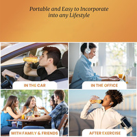 Complément alimentaire en comprimés effervescents sans sucre, saveur orange, 1000 mg de vitamine C et zinc, sodium et potassium, marque privée