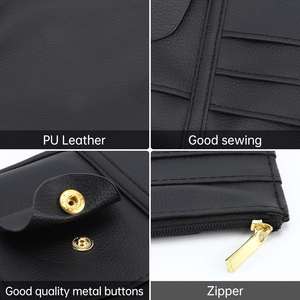 Étui en cuir PU, porte-documents, pour protection solaire de voiture, <span class=keywords><strong>pochette</strong></span> de <span class=keywords><strong>rangement</strong></span> pour dossiers de voiture et accessoires automobiles - Product Image 6