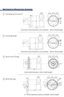 ZUENCOD Triple glandes étanches CANopen optique multi-tours absolu encodeur rotatif montage sur bride Vertical SSU Signal synchrone