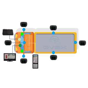 ระบบกล้อง6CH1080P ติดรถยนต์ AHD Ai ADAS BSD 360องศาสำหรับรถยนต์ DVR กล้องมองหลังระบบบันทึกการจอดรถ - Product Image 6