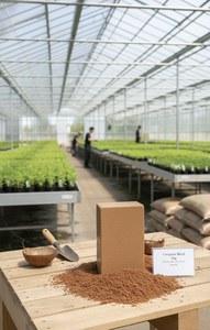 Bloc de fibre de coco 5 kg 30 cm x 30 cm x 12,15 cm à faible EC, en fibre de coco compressée pour les professionnels de la culture et les agriculteurs, utilisation hydroponique - Product Image 5