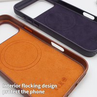 Coque de Téléphone Magnétique Aspect Lin pour iPhone 17 Design Boutons Indépendants Housse TechWoven pour iPhone 17 Pro Max