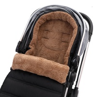 Gigoteuse pour bébé nouveau-né, fermeture éclair, polaire, chaude, douce, pour l'extérieur, hiver, poussette, gigoteuse pour bébé, couvre-pieds pour bébés pour l'extérieur