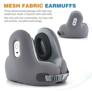 Saien Fashion Design Ergonomische Bluetooth-Musik Luxus Cervi cal Travel Pillow U-förmiges Memory Neck Pillow für Camping