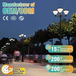 Alluminio otticamente controllato 30w casa yard impermeabile <span class=keywords><strong>solare</strong></span> del giardino del led <span class=keywords><strong>luce</strong></span> cortile - Product Image 1