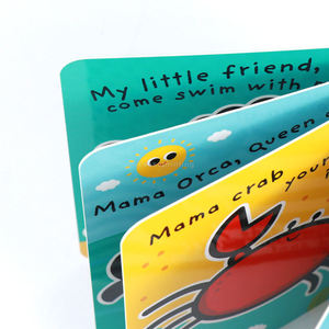 Impresión de Libros Infantiles Personalizados, Libro de Cartón Grueso y Duradero, Libro de Imágenes Ecológico, Juguete Educativo Temprano para Niños Pequeños - Product Image 2