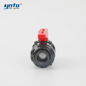 Chất lượng cao DN20 đôi Công Đoàn bóng van tối màu xám uPVC cho các ứng dụng nước trực tiếp OEM của nhà sản xuất hướng dẫn sử dụng bóng van - Product Image 4