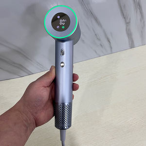 Secador de Pelo Iónico de Alta Velocidad con Función de Limpieza para Uso en Casa, Viajes, Hotel, Auto, Exteriores/RV, Pantalla LCD - Product Image 1