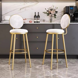 Sillas de barra de estilo nórdico para uso doméstico, lujosas, modernas, minimalistas, dignas de Instagram, para mostrador de barra, caja registradora - Product Image 3