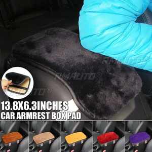 1X Soft Plush Car Armrest Box Pad Center Console Mat Cover Armrest Pad Thickened Non-slip Cushion Cover Car <b>Interior</b> <b>Accessories</b> - Product Image 1