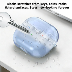 Étui antichoc dégradé de couleur avec kit de nettoyage, coques de protection pour écouteurs Samsung Buds 3 <span class=keywords><strong>Pro</strong></span> en TPU - Product Image 6