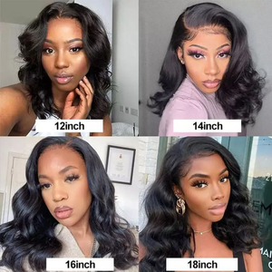 Parrucca Senza Colla 9x6 all'Ingrosso, <span class=keywords><strong>Capelli</strong></span> Brasiliani Naturali, Lisci Lunghi/Ondulati Profondi, 13x4 HD, 100% <span class=keywords><strong>Capelli</strong></span> Umani per Donne - Product Image 2