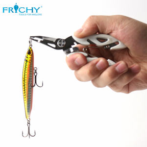 X408 Acero inoxidable TPR mango 4 Uds carpa portátil multifuncional línea de pesca anillo dividido alicates Fish Lip Gripper Tool Set - Product Image 3