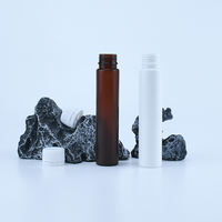 Bouteille de liquide oral tubulaire pharmaceutique en plastique de qualité alimentaire de 30ml Bouteille en PP Bouteille en plastique à long tube avec couvercles inviolables