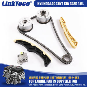 Kit de reconstrucción de reacondicionamiento de motor Linkteco, juego de cadena de distribución de biela de cigüeñal para Hyundai Accent Kia Rio Soul G4FD 1.6L 2012-2017 - Product Image 3
