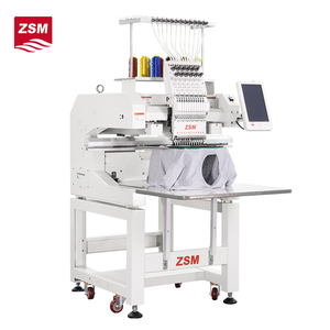 Machine à broder industrielle et domestique à tête unique de haute qualité, machine à broder informatisée pour t-shirts et tissus - Product Image 1