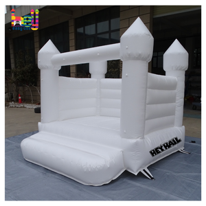 Château gonflable d'intérieur blanc 8x8 pour enfants, équipement de jeu souple, idéal pour anniversaires, en promotion - Product Image 5