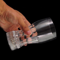 Verres Lumineux à LED en Acrylique Clignotant, Vaisselle de Bar pour Cola, Bière et Fêtes