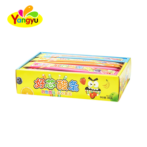 Caja a Granel de Tiras de Caramelo Ácido Rellenas al Centro para Venta al <span class=keywords><strong>por</strong></span> Mayor y Exportación Global - Product Image 3