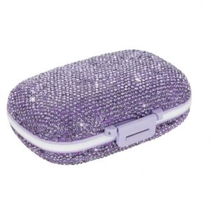 กล่องเก็บยาพลาสติกสีชมพูสดใส พร้อมกล่องใส่ยาแบบพกพาสะดวก - Product Image 2