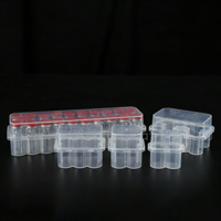 Kotak Penyimpanan Vaksin Kecil Persegi Panjang Bermerek JIA HUA, 3ml, 1 Buah, Steril, Plastik PET Daur Ulang, Cetak 3D, Grosir Kustom