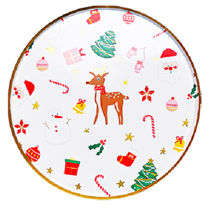 Juego de Vajilla al por Mayor, Tazas, Servilletas, Mantel, Platos Desechables de Papel, Artículos para Fiestas Navideñas - Product Image 2