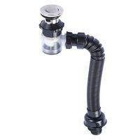 Système de drainage de lavabo anti-odeur à courbe en S, design moderne et épuré, accessoires de tuyauterie d'évacuation des eaux usées