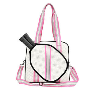 Wholesale <b>Water</b> <b>Resistant</b> Portable Gym Sports Racket Handbag Pickleball Tote Detachable Strap Beach Tennis Bags for Women - Product Image 2