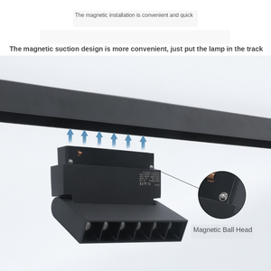 7W 10W 12W 15W 20W 30W 35W 40W Dimmable 3 4 giai đoạn dây có thể điều chỉnh COB tại chỗ nhỏ đường sắt dẫn theo dõi ánh sáng - Product Image 3