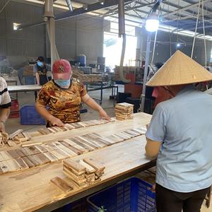 แผ่นพีวีซี6ชั้นแบบทันสมัยแผ่นกันน้ำสไตล์ไม้อะคาเซียสำหรับใช้ในร่มและกลางแจ้งเทคนิคที่ราบรื่นผลิตภัณฑ์พื้นระเบียง - Product Image 6