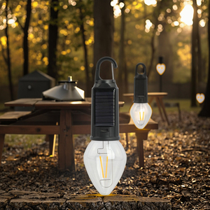 Lampada Solare da Campeggio GL-01T Portatile Guangli LED Stile Retrò Luce Bianca Calda Multifunzionale con Ricarica TYPE-C - Product Image 2