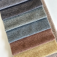 Tissu de canapé en velours structuré imprimé 100% polyester tissu à tricoter en chaîne pour rembourrage textile de maison en velours doux