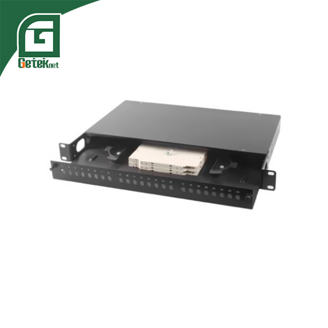 GETEKnet OEM ODM Multicore Sliding Type GPON EPON Fibre Optic Patch Panel Distribution Frame Empty Terminals 24 Port Connector