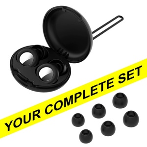 Bouchons d'oreilles réutilisables ultra-confortables et anti-bruit pour le sommeil, 4 embouts, bouchons d'oreilles silencieux - Product Image 5