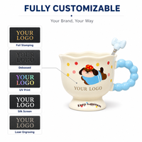 Tasses à petit-déjeuner en gros pour couple, motif dessin animé, idéales pour souvenirs de vacances, réduction sur les achats en gros, faible MOQ, expédition rapide