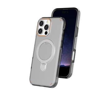 2-in-1 Magnetic <b>Stand</b> Moblie Phone Case for iPhone 17pro 16promax 15plus 14 13 12 Shockproof Protective Cover for iPhone 17air - Product Image 5