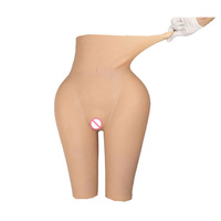 Fajas de silicona artificial para glúteos de talla grande, 4.6cm, acolchadas, para realzar las caderas, ropa interior sexy para crossdressing y cosplay