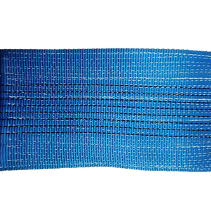 Tüv sertifikalı WLL 8ton 6m 240mm düz gözlü özelleştirilmiş dokuma Sling Polyester kaldırma kayışı - Product Image 5