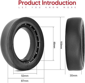 Accesorios para Auriculares Corsair HS50 Pro HS60 Pro <span class=keywords><strong>HS70</strong></span> Pro, Almohadillas de Repuesto de Cuero Proteico, Almohadillas para Auriculares, Diadema - Product Image 6