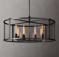Lustre de conception unique moderne nordique décoration industrielle extérieure de luxe grand lustre pour le jardin de villa