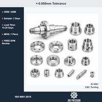 Fournisseur OEM de pièces robotiques usinées sur commande par CNC, usinage de précision ISO 9001 de 0,005 mm, services d'usinage avec rugosité de surface Ra1.6m