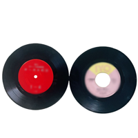 Disco de vinilo de 7, 8 y 12 pulgadas, artesanía de plástico, Artificial pegatina de pared, decoración para CD, póster de pared, decoración Retro, regalo de disco de CD