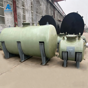 Réservoir de stockage horizontal en <span class=keywords><strong>plastique</strong></span> FRP GRP en fibre de verre résistant à la corrosion pour équipement chimique - Product Image 2