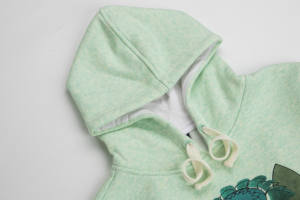 Personnalisé poids lourd Vintage lavage à l'acide deux pièces ensemble femmes à capuche français éponge survêtement Long hiver survêtement capuche pantalons de survêtement - Product Image 6