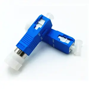 FTTH SC Male To FC Female Optical Fiber Switch Adapter Plastic Hybrid Adapter Fiber Connector Plastic Switch Adapter