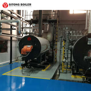 หม้อไอน้ำอุตสาหกรรมแบบแนวนอน ความดันต่ำ ใช้เชื้อเพลิงคู่ น้ำมันดีเซลและแก๊ส สำหรับบิทูเมน 3 เมกะวัตต์ 4 เมกะกิโลแคลอรี - Product Image 5