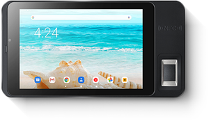 Hfsecurity fp07 xách tay <span class=keywords><strong>7</strong></span> inch công nghiệp GPS <span class=keywords><strong>Android</strong></span> 11 vân tay NFC đọc cảm biến sinh trắc học cầm tay máy tính bảng cho kho - Product Image 3